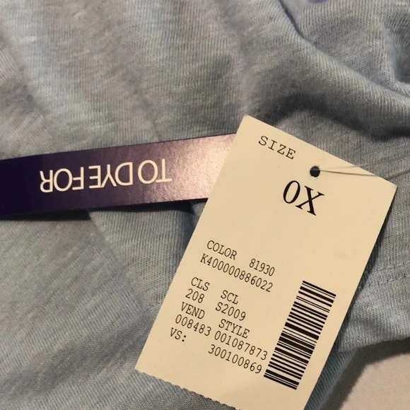 CATHERINES Short Sleeve Ombré Top - Picture 6 of 9